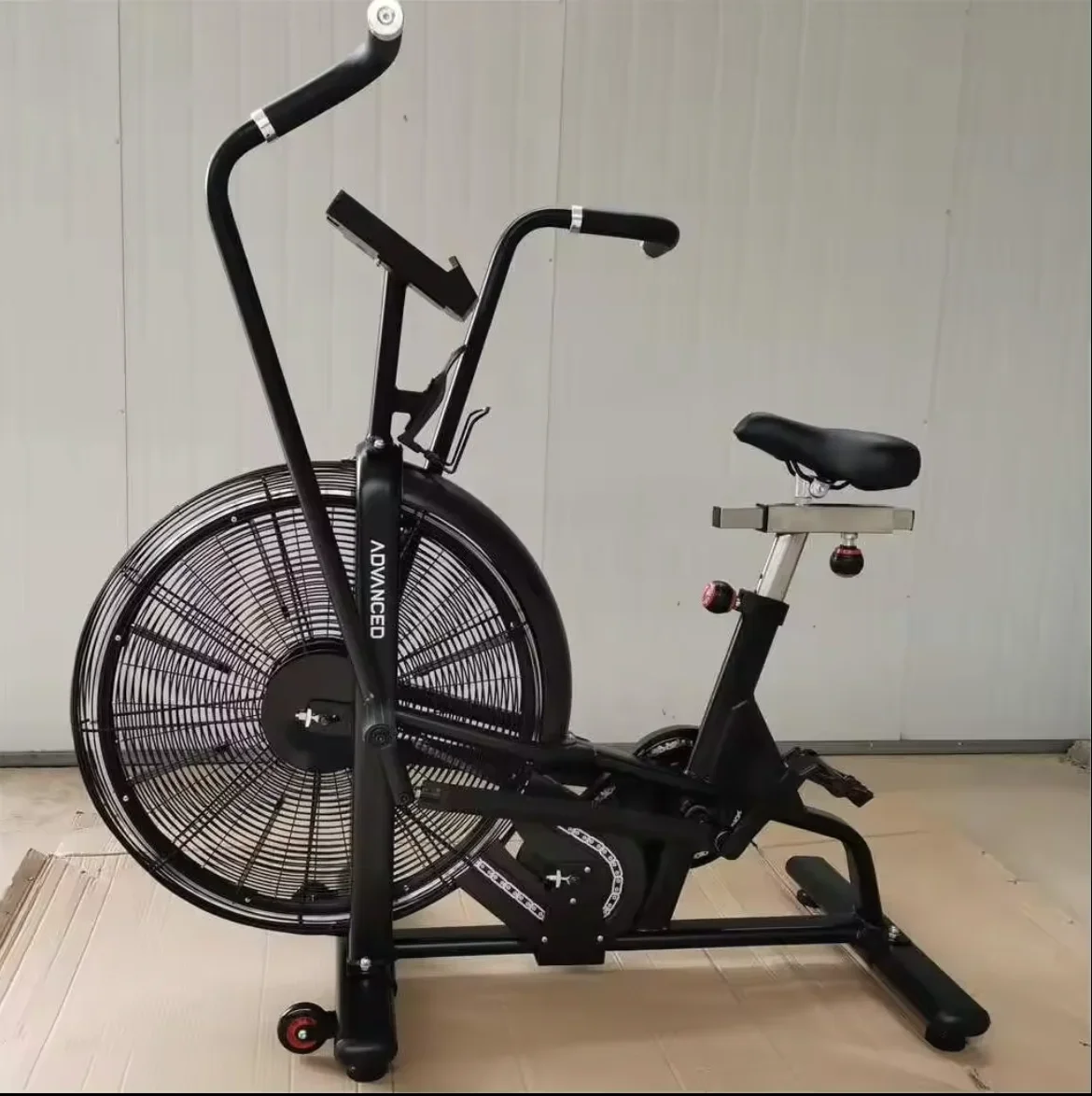 Vélo de ventilateur d'air de gymnase de forme physique, équipement d'exercice d'intérieur, vélo d'air pour l'usage commercial