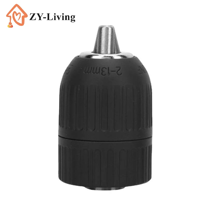 1Pcs Keyless Drill Chuck 0.8-10mm 3/8-24UNF Hex Shank SDS Plus Square Quick Grip Adapter For Drill Bit Screwdriver Tap Socket