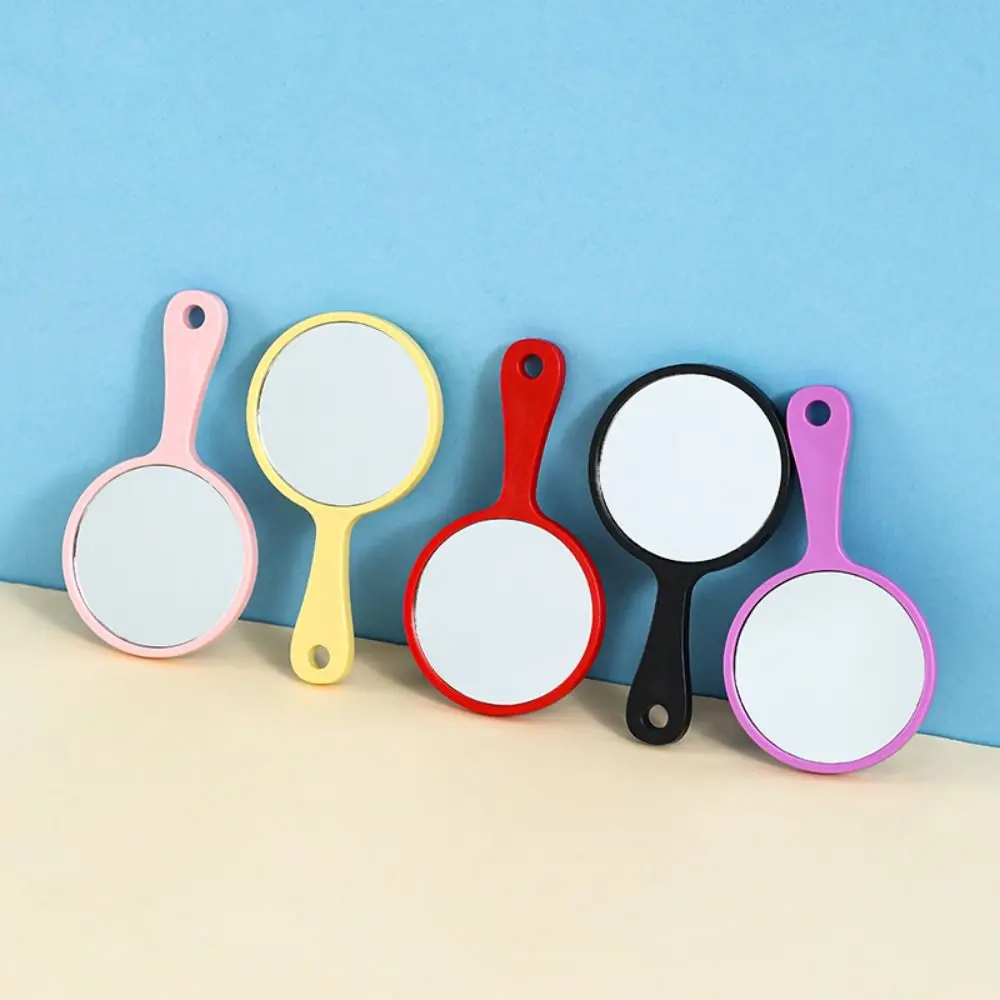

Hanging Compact Mirror with Key Ring Mirror Pendant Keyring Charms Pocket Mirror High-definition Single Side Makeup Mirror Gifts