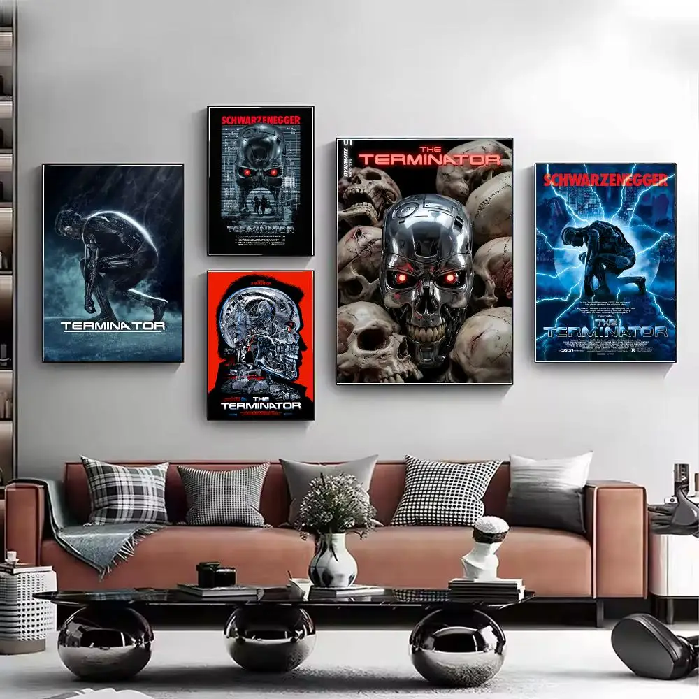 Movie The Terminator Poster HD Decorative Wall Art Aesthetic Home Decor for Living Room Bedroom Café Office Modern Stylish Gift