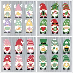 Matrices de découpe en métal Gnome Bundle pour le scrapbooking et la carte, l'artisanat en papier exécutif, l'album décoratif, le gaufrage découpé, le festival 2023