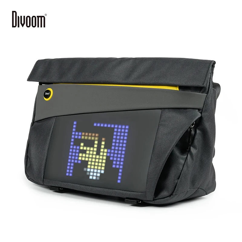 

Portable LED Pixel Slanted Chest Bag, Trendy And Fashionable DIY Interactive Waist Bag, Anti Splash And Comfortable Sailor Feel