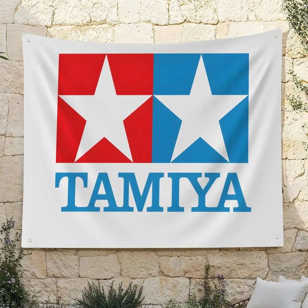 Brand T-Tamiya Flags Home Yard & Garden Decor Banner - Indoor Outdoor Wall Hanging Flag