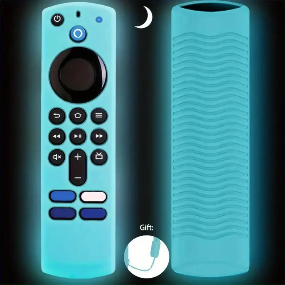 Silikon-Leucht-Fernbedienungsabdeckung für Alexa Voice Remote (3. Generation) L5B83G, Modell 2021, Fire TV Stick 4K 2. Generation (2021) – Detail 8