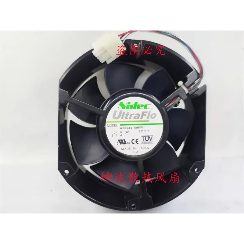 

Nidec A35534-59PW DC 24V 3.1A 172x150x50mm 3-Wire Server Cooling Fan