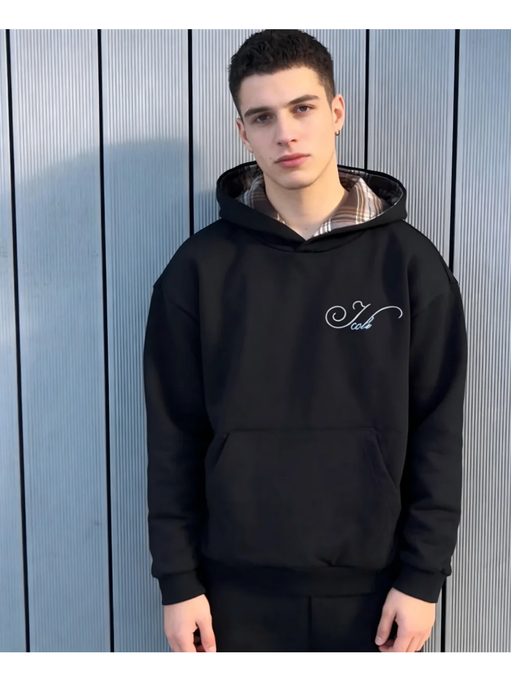 

Новая осенне-зимняя двусторонняя толстовка в клетку с капюшоном 2026 года, модный уличный стиль Y2K, повседневный простой пуловер в стиле INS