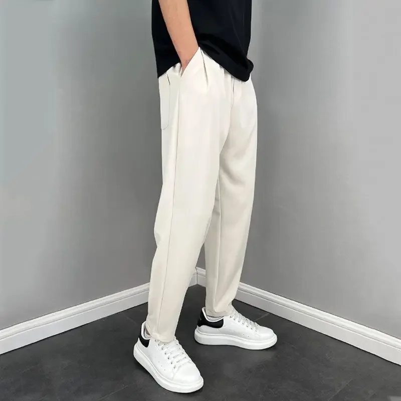 

Loose Men's Casual Pants Baggy New in Fashion 2025 Clothes Cheap Streetwear High Quality Spandex Plus Size Trend Male Trousers