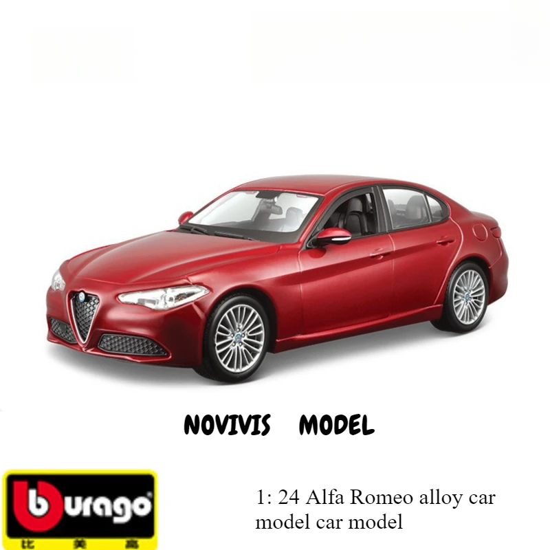 

Bburago 1:24 Alfa Romeo Diecast Alloy Car Model Collectible Toy Gift for Boys Display