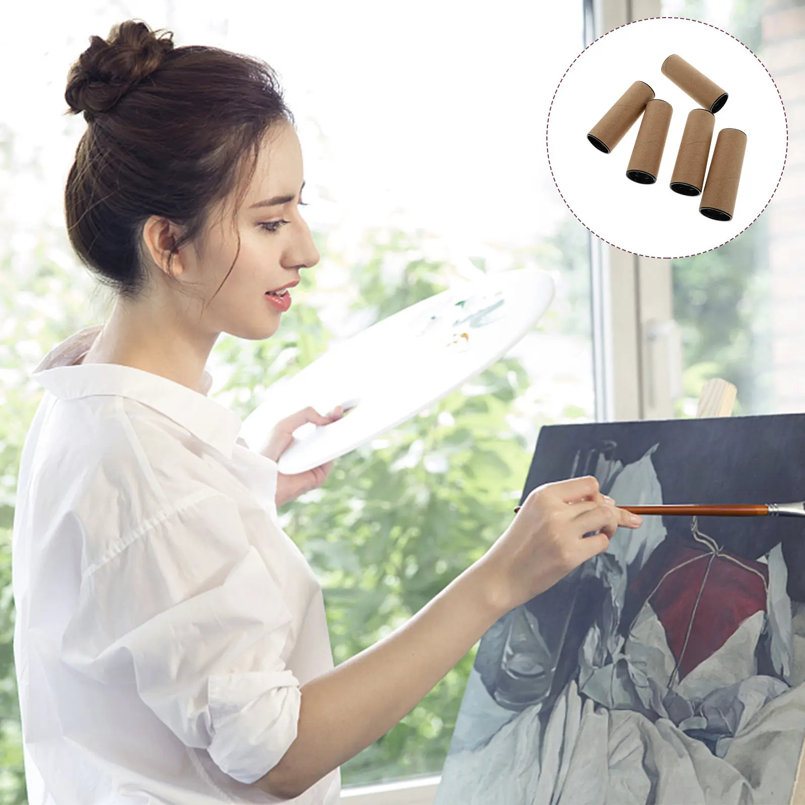 5pcs-multipurpose-poster-tubes-for-artwork-storage-transport-protection-of-paintings-drawings-posters-prints-maps-blueprints