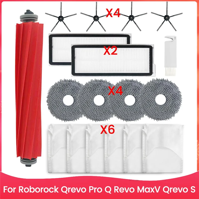 【Berserk】Replacement Parts For Roborock Qrevo Pro For Q Revo Maxv Qrevo S Robot Vacuum Cleaner Accessories