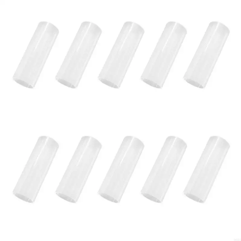 96BA 18650 to 21700 Battery Adapter Sleeve for Flashlights, ABS Battery Converter Transparent and Insulating - Detail 1