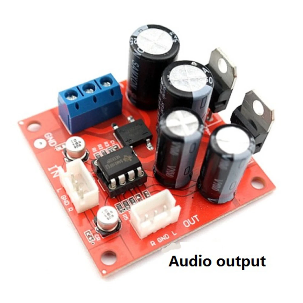 A02R! NE5532 المضخم مجلس مشغل تسجيلات من الفينيل مم MC فونو المضخم Preamp مجلس NE5532 OP أمبير المزدوج التيار المتناوب 5-16 فولت