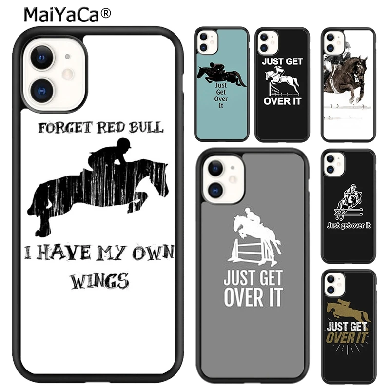حافظة هاتف MaiYaCa Just Get Over It HorSE2020 حافظة لهاتف iPhone 17 Air 16 15 plus 11 12 13 14 pro max coque