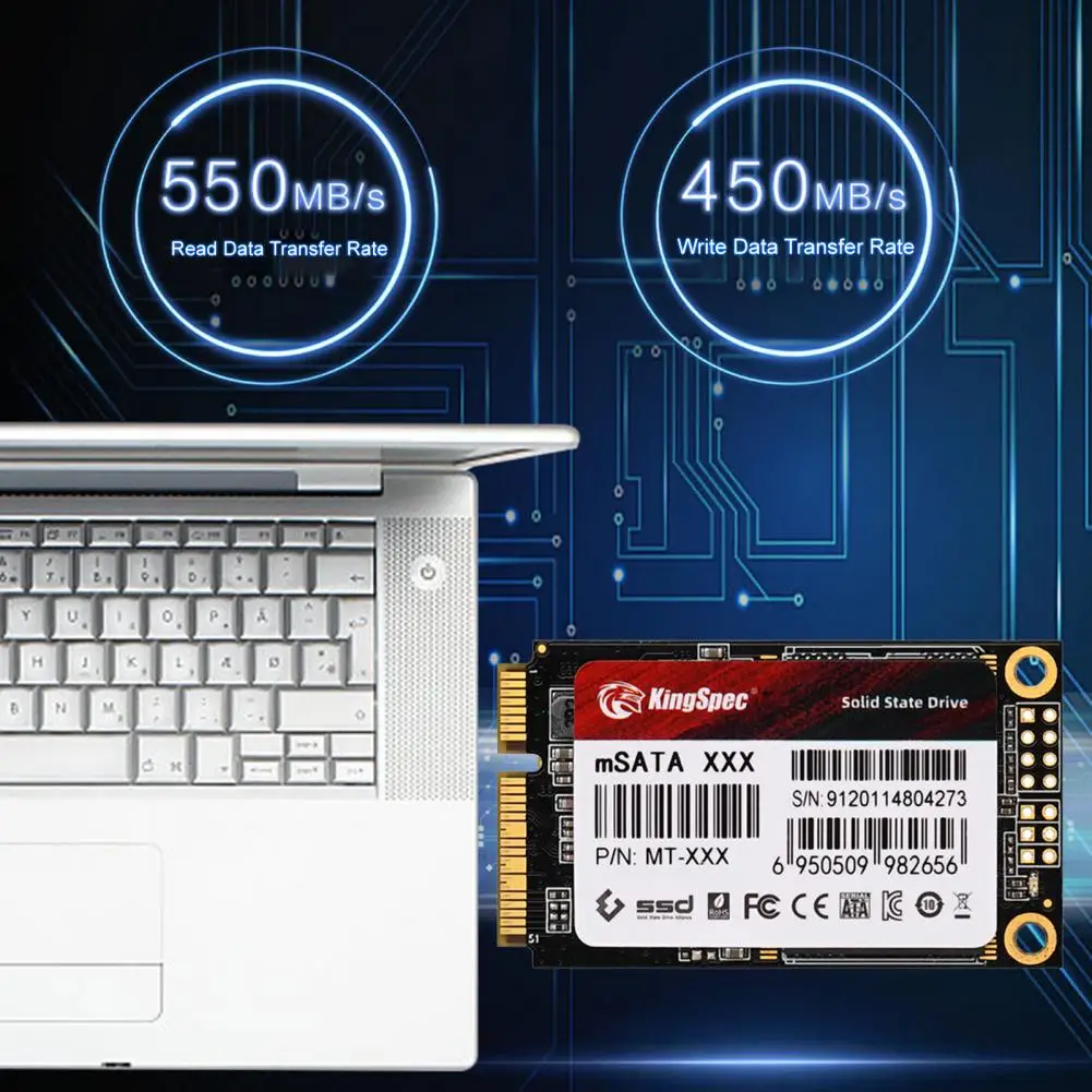 Internal SSD  Compact High-speed Compatible  Desktop Computer Internal MSATA SSD Computer Accessories