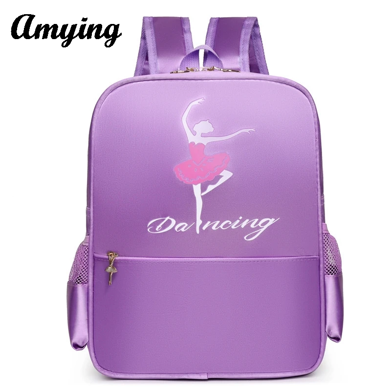 2024 New Girls Dance Backpack Kids Ballet Dance Storage Bag borsa a tracolla per ginnastica borsa da scuola per bambini borsa da ballo per bambini