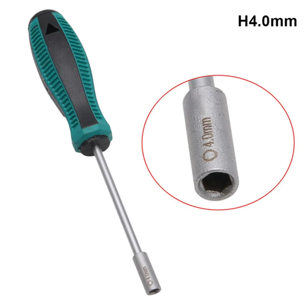 Imagem -03 - Chave de Fenda Anti-derrapante Soquete Hex Nut Key Chave Driver Ferramentas de Reparo Manual Metal mm 3.5 mm mm mm mm mm mm 1pc