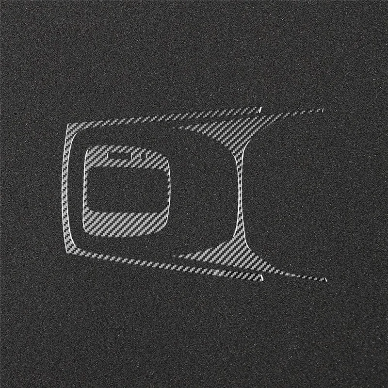 ABQB-Carbon Fiber Interior Trim Cover Kit For Ford Escape 2013-2016 Center Console Gear Shift Panel Accessories LHD
