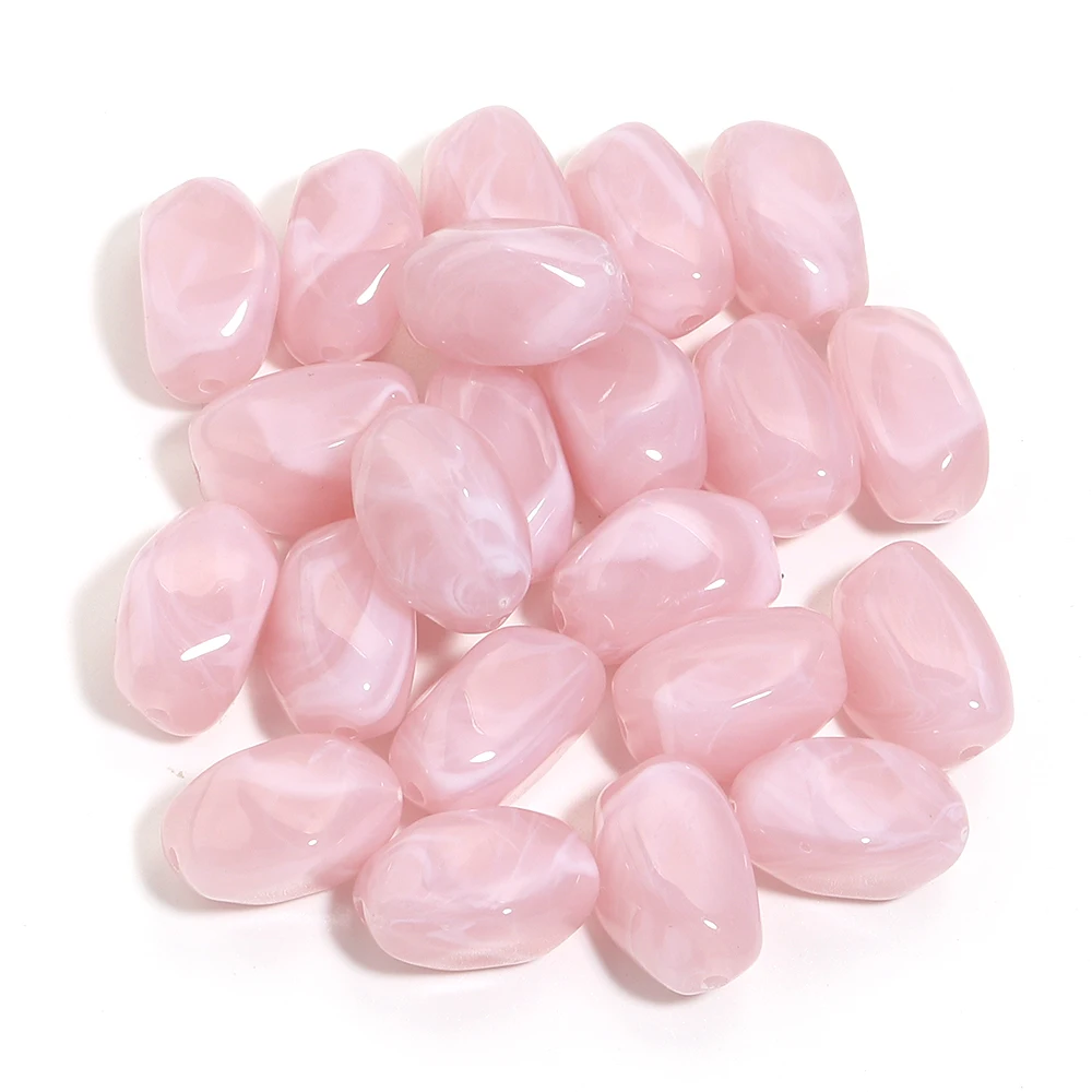 20 stks/partij Onregelmatige Acryl Kralen Tweekleurige Cloud Kralen Losse Spacer Kralen Voor Sieraden Maken DIY Ketting Armband