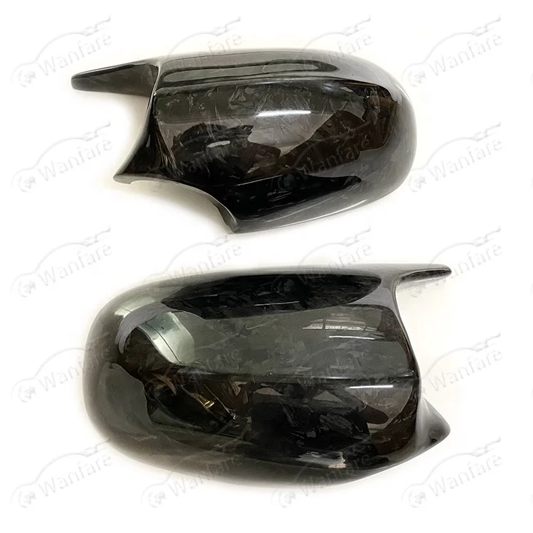 M3 STYLE FORGED CARBON FIBER SIDE MIRROR COVER REPLACEMENT FOR 2009-2011 BMW E90