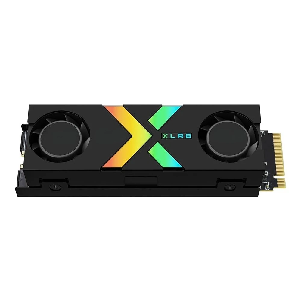 CS3150 XLR8 Gaming Epic-X RGB 1TB PCIe Gen5 x4 NVMe M.2 SSD with RGB Dual Fan Heatsink - Microsoft DirectStorage, Custom