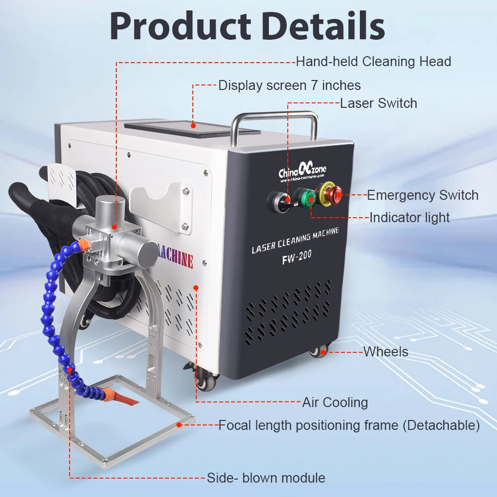 Machine professionnelle de net - Industrial Laser Paint Removal avis et prix