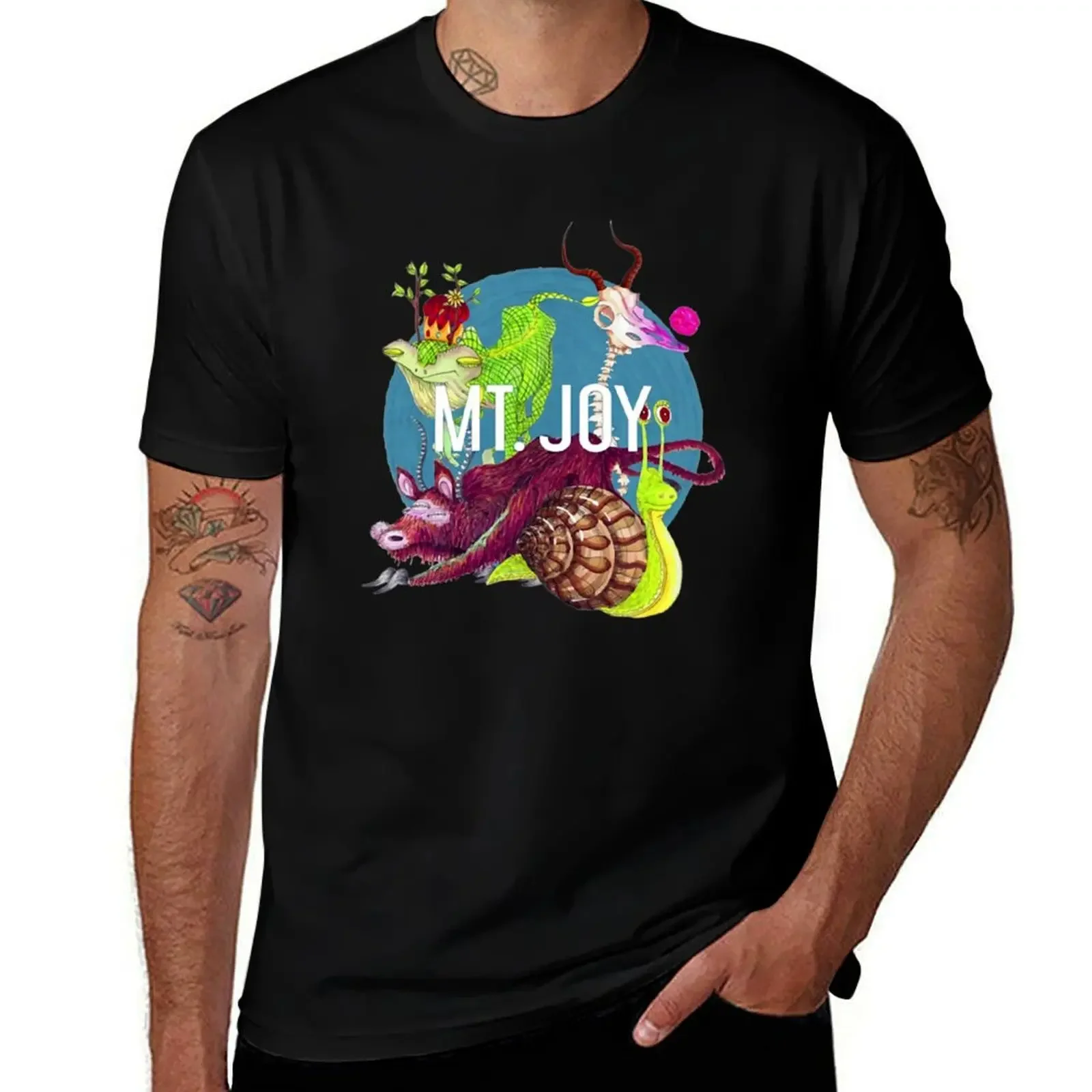 Mt. Joy Merch Mt. Joy Rearrange Us Fitted T-Shirt Funny t-shirts blanks for a boy Personalized t-shirt mens graphic t-shirts