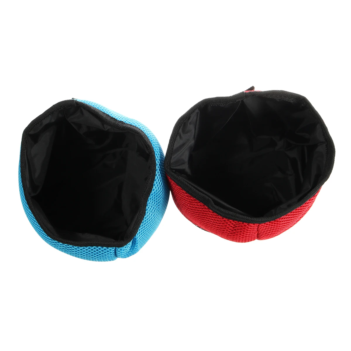 

2 Pieces Pet Bowl Blue Red Waterproof Travel Dog Feeder Portable Supplies Dog Accessories Pet Feeding Products