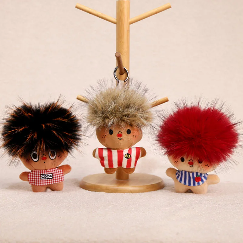 New Grilled Hair Doll Second Explosion Hair Doll Plush Doll Funny Ugly Cute Doll Bag Pendant Gift