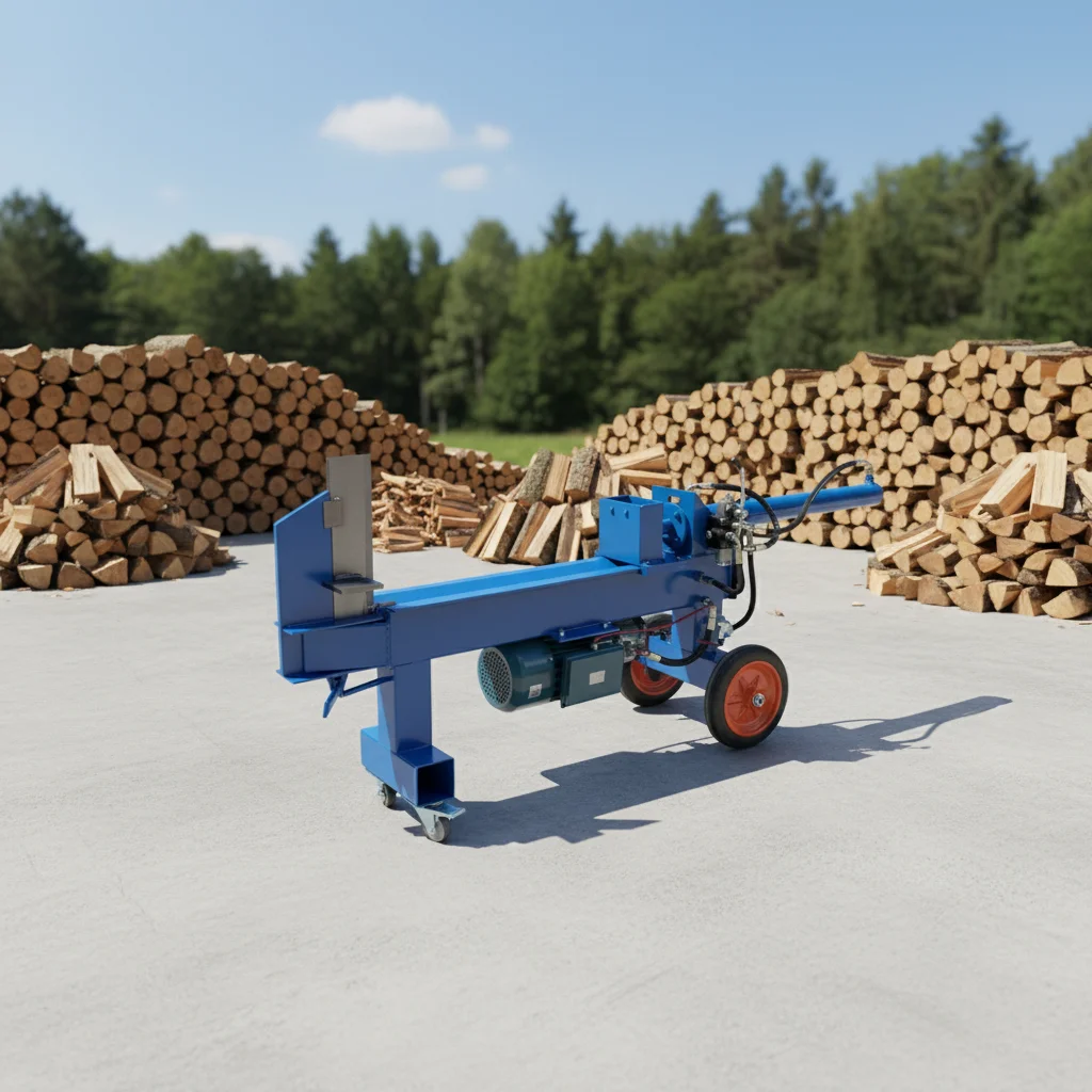 5 Ton Hydraulic Electric Small Wood Mechanical Log Splitter 1750kg 1 Year Warranty for Home Use Firewood Timber
