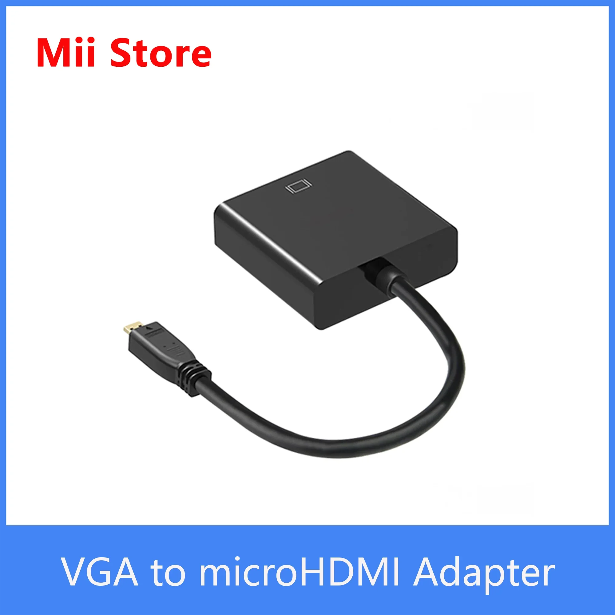 

1080P VGA to MicroHDMI adapter with audio output port Suitable for RaspberryPi 4 and Android