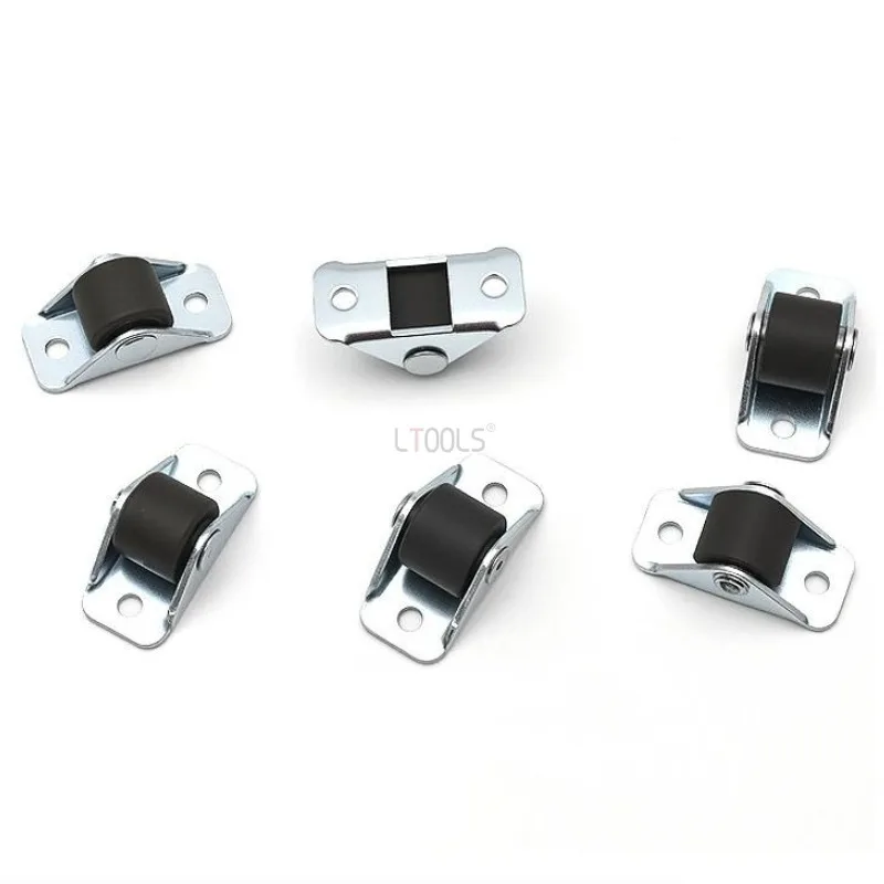 

0.5-inch Universal Swivel Casters Mini Rubber Silent Wheels Directional Pulley 8kg Load-bearing and Wear-resistant Table Cabinet