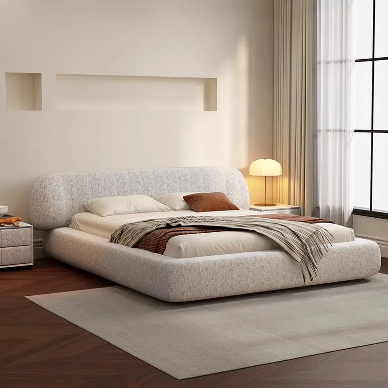 Elegant Girls Surround Bed Frame Protectors Kid Floating Platform Bed Headboards Modern Luxe Cama De Casal Furniture Home