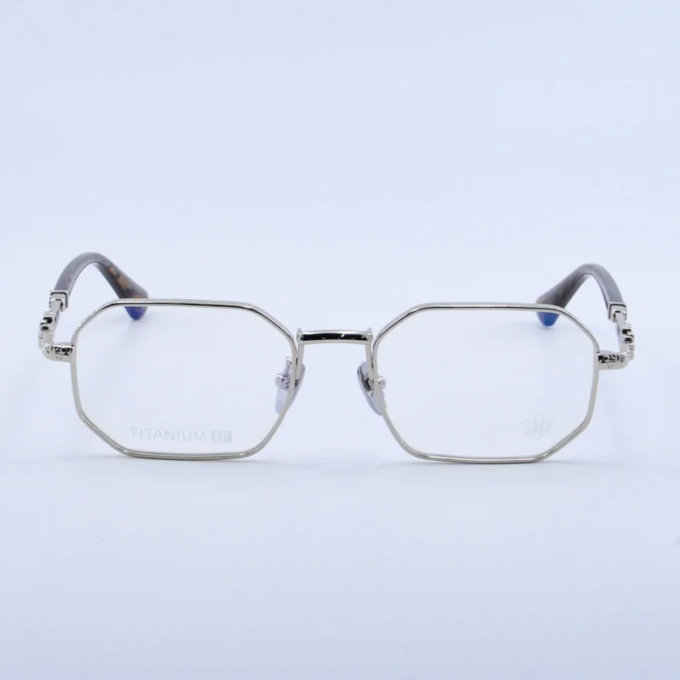 2025Luxury Business Popular Men's Titanium Frame Glasses Square Retro Design Women's Myopia Reading Optical Prescription Glasses