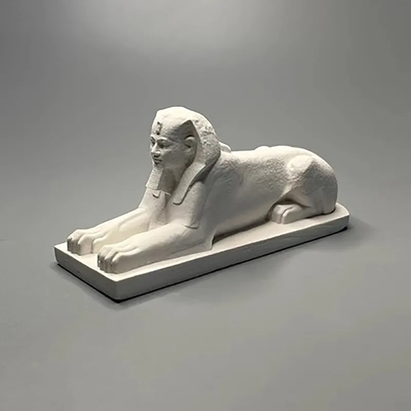 Ancient Egyptian Pyramid Sphinx Gypsum Model Ornament, Fish Tank Landscape, Commemorative Gift, Home Decoration