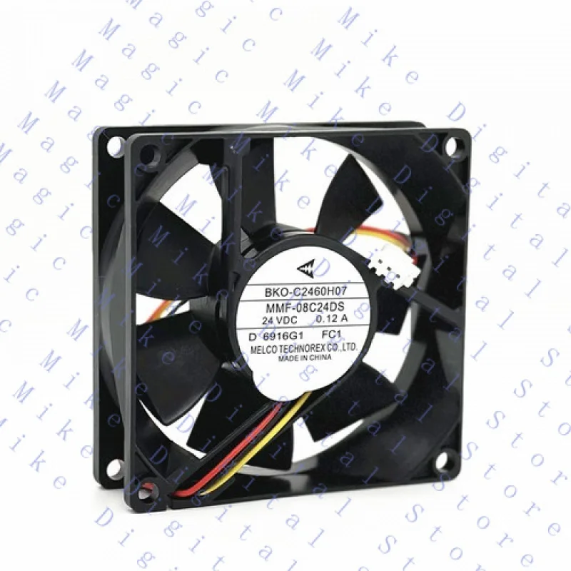 

UU 1PC inverter Cooling Fan BKO-C2460H07 8CM 24V 0.12A MMF-08C24DS-FC1