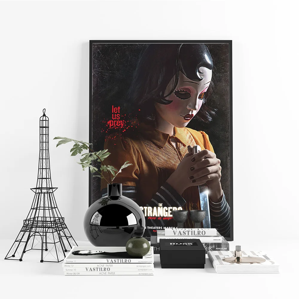 الغرباء فريسة في الليل الفيلم طباعة ملصق فني ملصقات جدار الفيلم قماش اللوحة الفيديو غرفة السينما ديكور #5