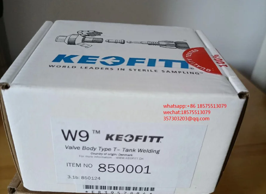 

For Keofitt 850001 W9 Series Valve Body Type T-Tank Welding Sampling Valve New 1 Piece