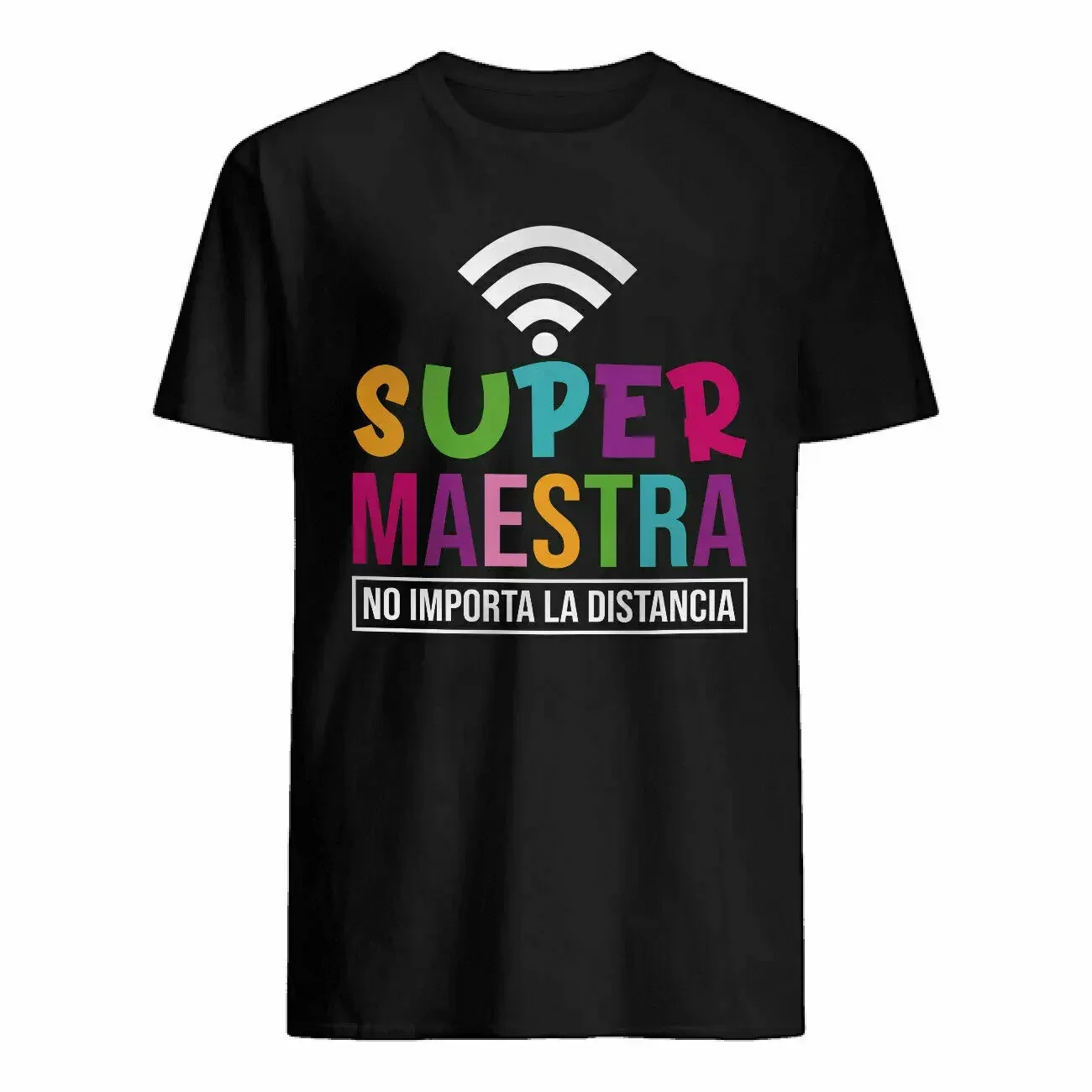 Super Maestra Funny Virtual Espanol Spanish Bilingual Teacher Gifts T-Shirt