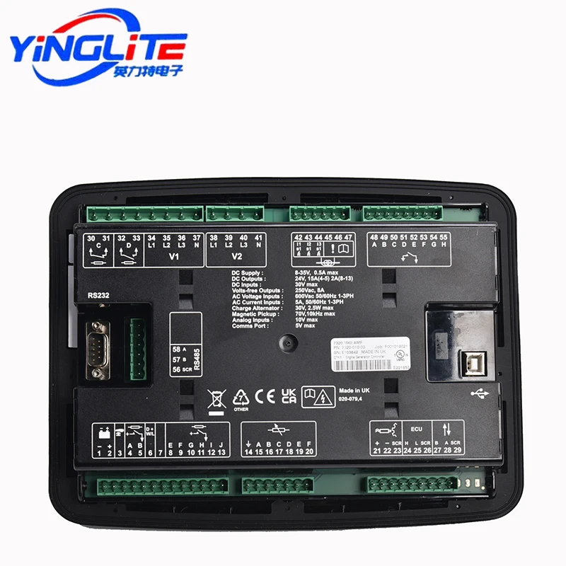 Imagem -05 - Genuine Lcd Display Módulo de Controle Painel Gerador Controlador Dse7320 Mkii Dse7310