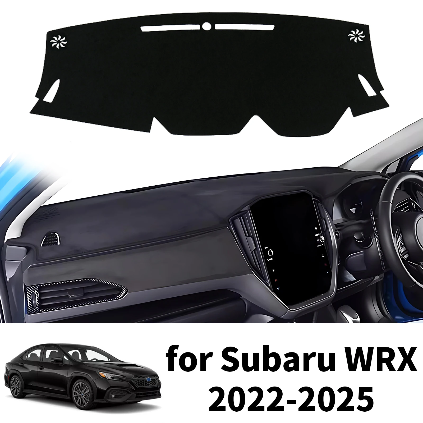 

Car Dashboard Cover Pad Accessories for Subaru WRX 2022-2025 Dashmat Dash Mat Anti-Slip Sunshade Protective Carpet