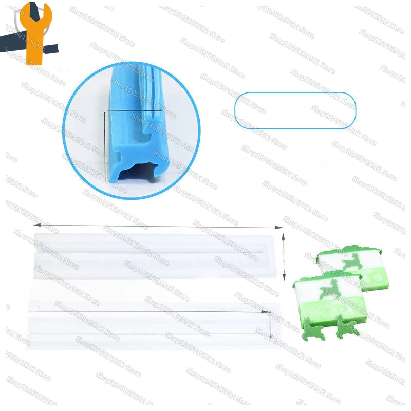 Silicone Mold Christmas Silicone Mousse Tube  Elk Polar Bear Penguin Snowflake Sandwich Soap Mold Cake