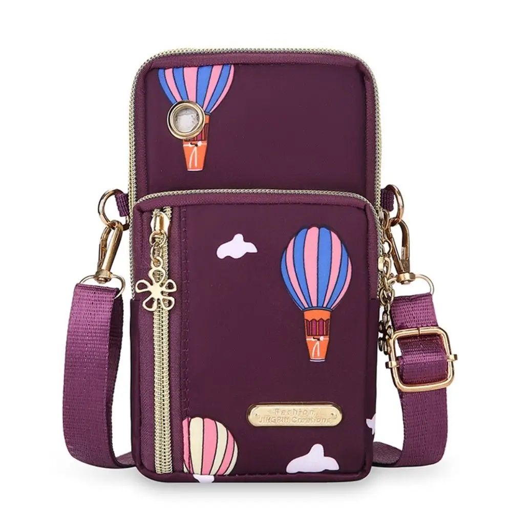 New Oxford Mini Phone Bag Waterproof Zipper Travel Crossbody Bag Handbag Multi-layer Sports Arm Bags