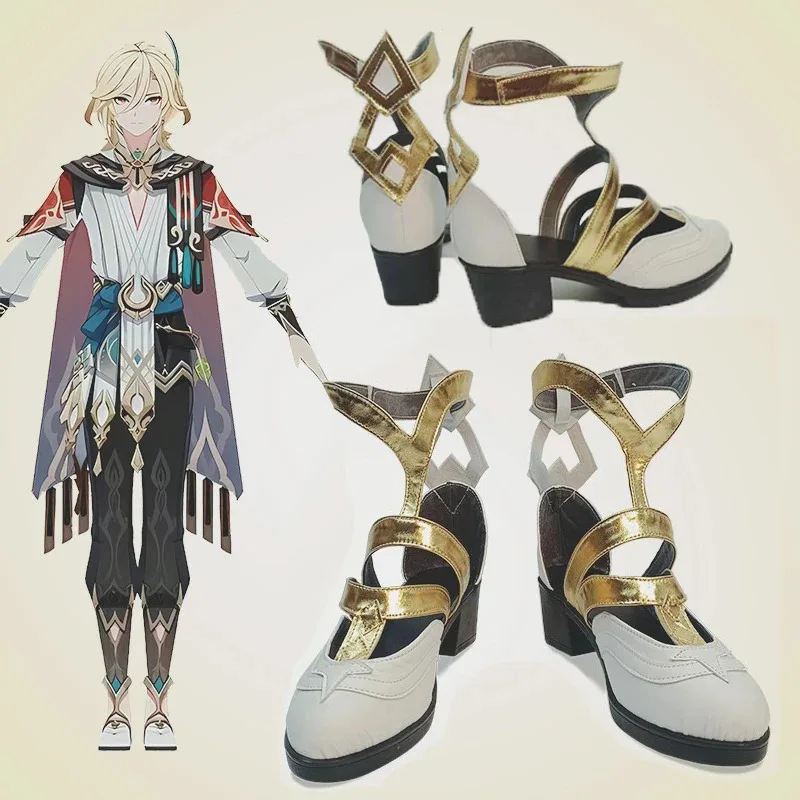 

NewAnime Genshin Impact Cosplay Shoes Game Genshin Impact Kaveh Boots PU Leather Accessories Halloween Party Props Gifts2025