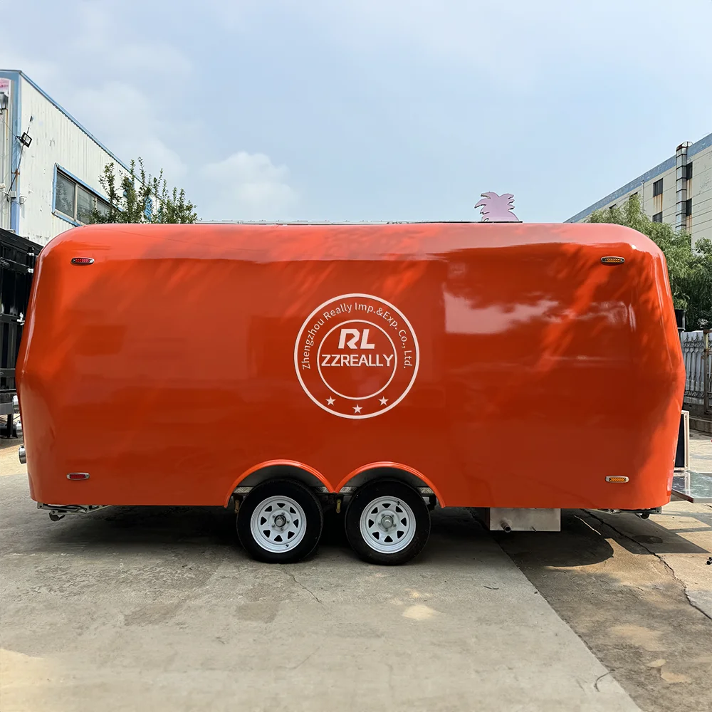 2024 Carrello per distributori automatici di alimenti Rimorchio mobile per camion per alimenti in vendita Carrello per distributori automatici di caffè