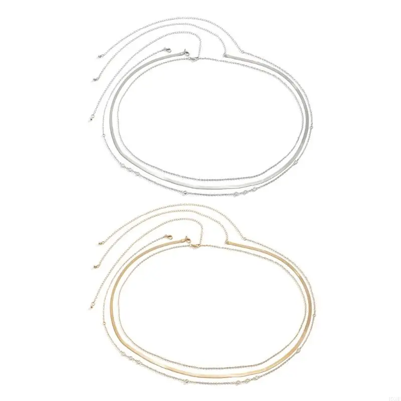 HX6F Luxurious Metal Snake Bone Chain ACCESSORY ACCESSOIRATION SÉLOGIE SÉLOGIE POUR FEMMES