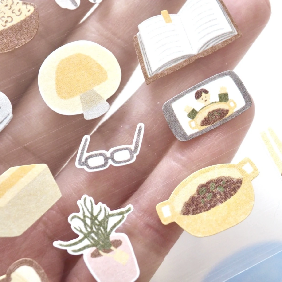 الكورية استيراد Suatelier كسول الأحد ملصقات سكرابوكينغ Diy بها بنفسك مجلة الألبان لطيف ديكور القرطاسية ملصق 1171