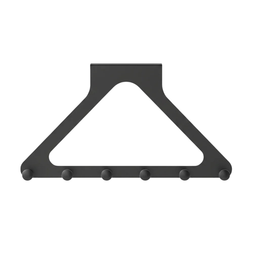 Multi-Hook Punch Free Clothes Hooks Triangle Traceless Design Wall
