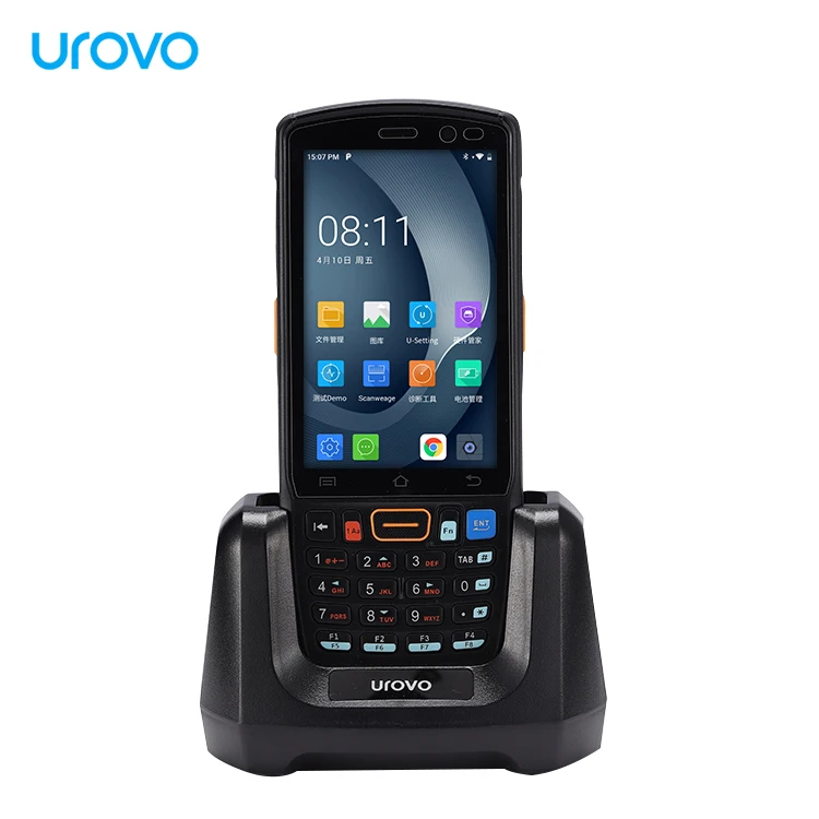 Urovo DT40 Fast Seamless Wi-Fi Roaming Handheld Mobile Computer 1D/2D Barcode Scanner IP67 Thermal Printing