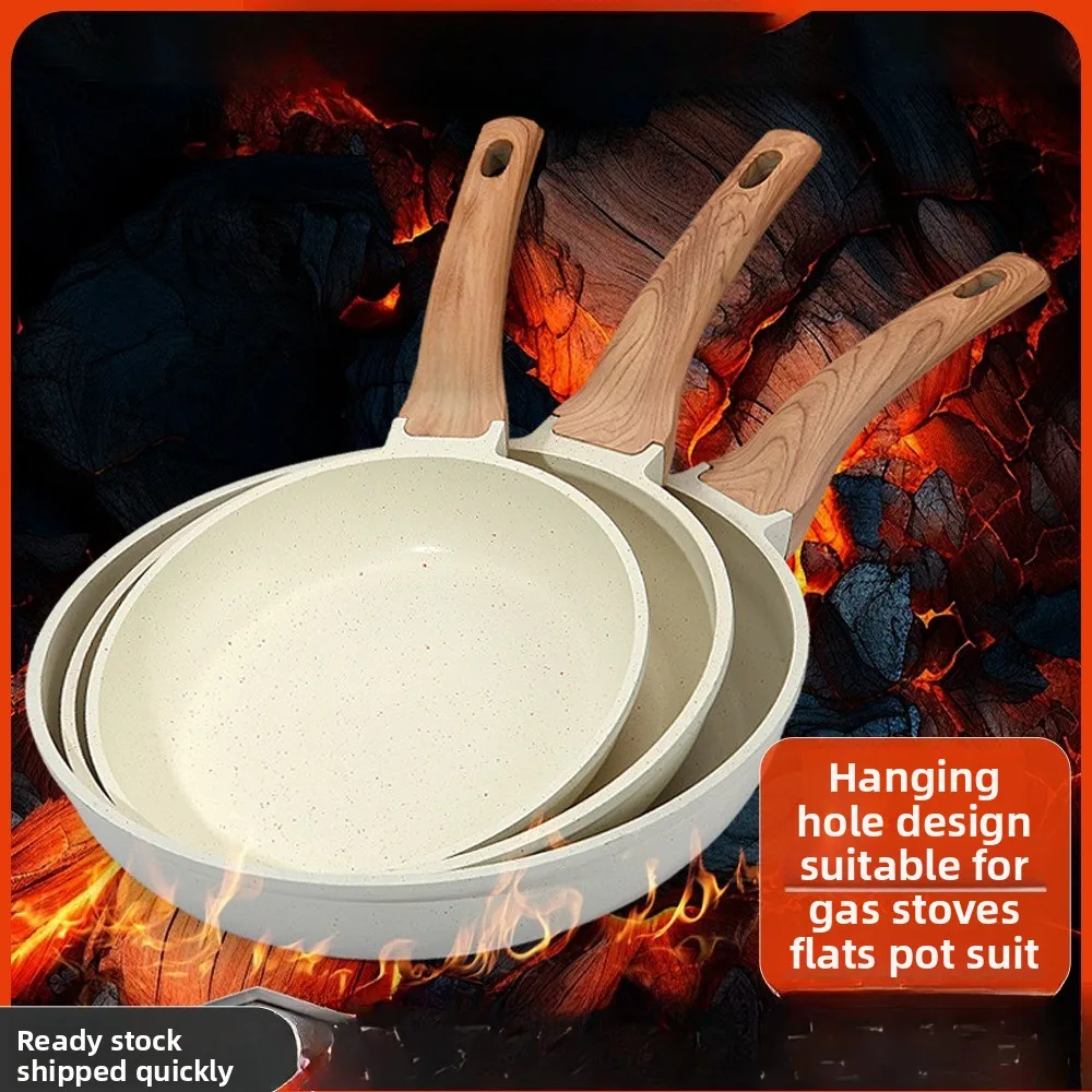 

Marble Non-Stick 3pc Set - Frying/Pancake Pan with Heavy Base for Even Heating, Kitchen Must-Have