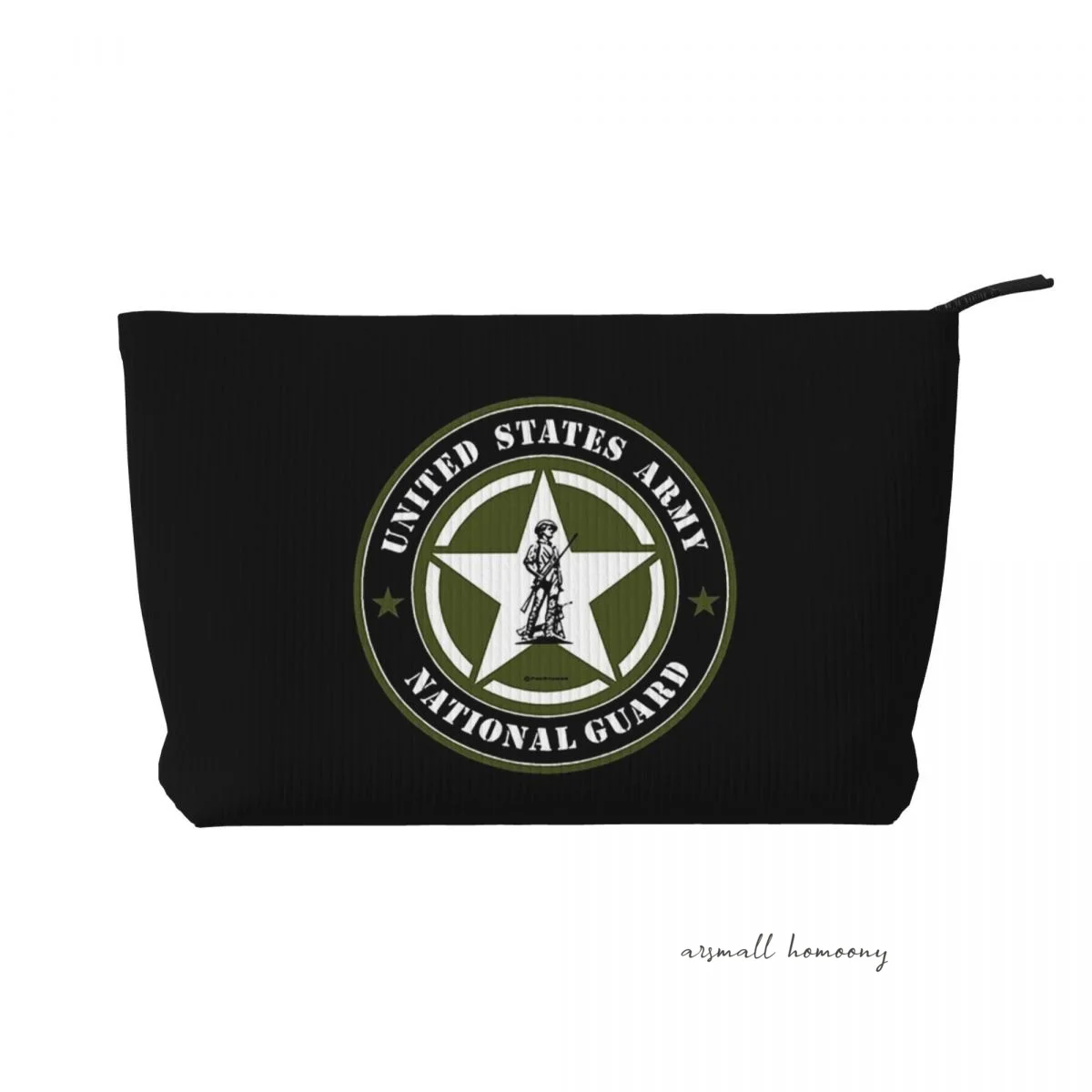 Зеленая стильная Вельветовая сумка для туалетных принадлежностей армии США с застежкой-молнией и ручкой, прочная Вельветовая дорожная сумка